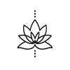 Minimalistischer Lotus